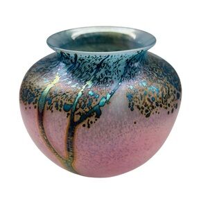 Peet Robison Studio Art Glass Vase